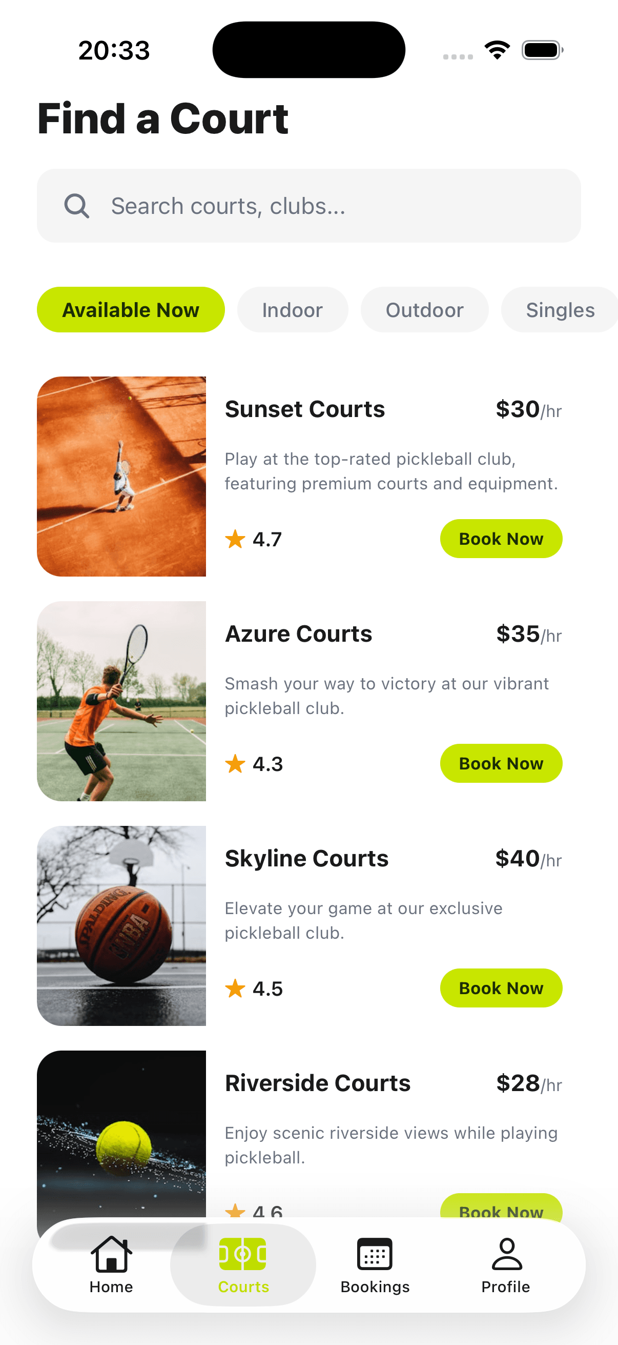 Sports Booking 6